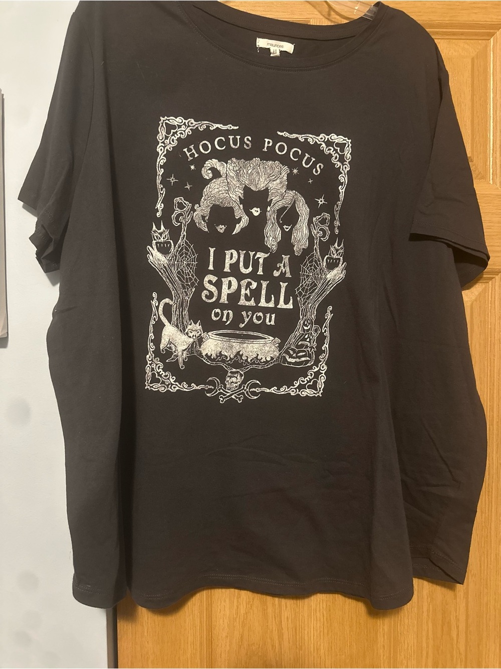 Maurices Black Hocus Pocus Graphic Tee - White Print